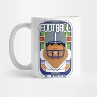 American Football White Silver Blue - Enzone Puntfumbler - Seba version Mug